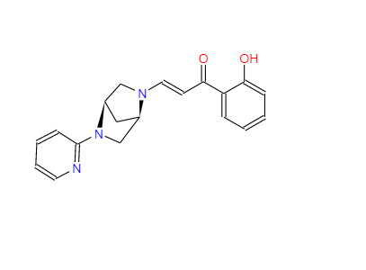 (2E)-1-(2-羟基苯基)-3-[(1R,4R)-5-(2-吡啶基)-2,5-二氮杂双环[2.2.1]庚-2-基]-2-丙烯-1-酮,PFI3
