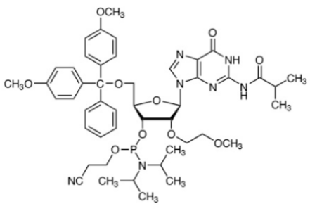 2'-O-MOE-IBU-G 亚磷酰胺单体,DMT-2'-O-MOE-G(iBu)-CE Phosphoramidite