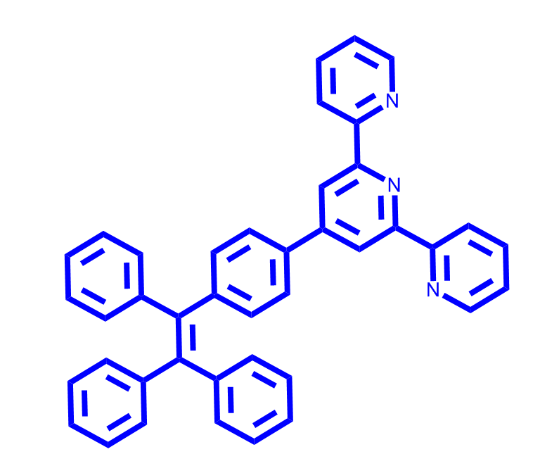 4-(四苯乙烯-4-基)-[2,2':6',2'']-三联吡啶,4'-(4-(1,2,2-triphenylvinyl)phenyl)-2,2':6',2''-terpyridine