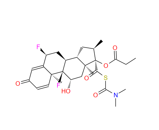 17Β-(N,N-(二甲基氨基甲酰基硫代)羰基)-6Α,9Α-二氟-11Β-羟基-16Α-甲基-17Α-(丙酰氧基)-3-氧代雄甾-1,4-二烯,3-(3,4-Dimethoxyphenyl)-pentane-2-one