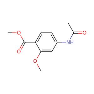 4-乙酰氨基-2-甲氧基苯甲酸甲酯,Methyl 4-acetamido-2-methoxybenzoate