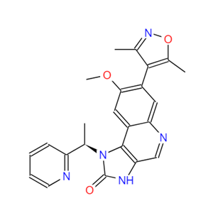 7-(3,5-二甲基异噁唑-4-基)-8-甲氧基-1-((R)-1-(吡啶-2-基)乙基)-1H-咪唑并[4,5-C]喹啉-2(3H)-酮,I-BET151 (GSK1210151A)