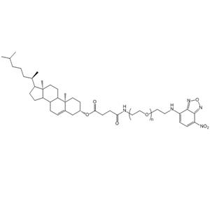 Cholesterol-PEG-NBD，胆固醇-聚乙二醇-硝基苯恶二唑