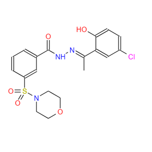 3-(4-吗啉基磺酰基)苯甲酸 (2E)-2-[1-(5-氯-2-羟基苯基)亚乙基]酰肼 1423715-09-6