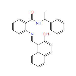 2-[[(2-羟基-1-萘基)亚甲基]氨基]-N-(1-苯基乙基)苯甲酰胺 410536-97-9
