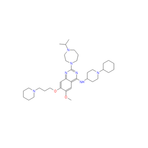 N-(1-环己基-4-哌啶基)-2-[六氢-4-3-(1-哌啶基)丙氧基]-4-喹唑啉胺