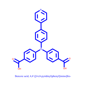 4-(4-吡啶基)-4',4''-二(4-羧基苯基)三苯胺