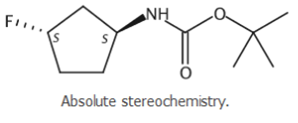 Carbamic acid,N-[(1S,3S)-3-fluorocyclopentyl]-,1,1-dimethylethyl ester,Carbamic acid,N-[(1S,3S)-3-fluorocyclopentyl]-,1,1-dimethylethyl ester