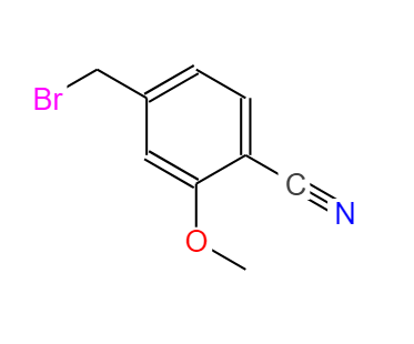 4-(bromomethyl)-2-methoxybenzonitrile,4-(bromomethyl)-2-methoxybenzonitrile