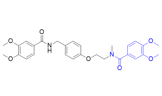 伊托必利杂质10,N-(2-(4-((3,4-dimethoxybenzamido)methyl)phenoxy)ethyl)-3,4- dimethoxy-N-methylbenzamide