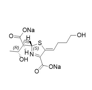 法罗培南杂质11,sodium (S,Z)-2-((1S,2R)-1-carboxylato-2-hydroxypropyl)-5-(4- hydroxybutylidene)-2,5-dihydrothiazole-4-carboxylate