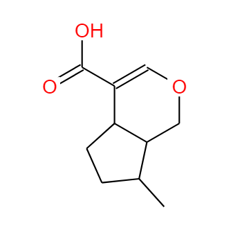 1,4A,5,6,7,7A-六氢-7-甲基环戊二烯并[C]吡喃-4-羧酸,1,6,8-Trideoxyshanzhigenin