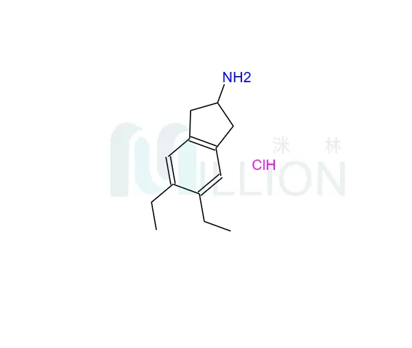 5,6-二乙基-2,3-二氢-1H-茚-2-胺盐酸盐,5,6-Diethyl-2,3-dihydro-1H-inden-2-amine hydrochloride