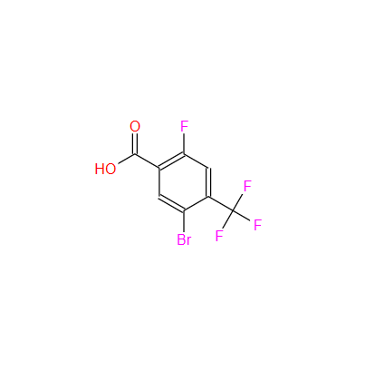 5-溴-2-氟-4-(三氟甲基)苯甲酸,5-BROMO-2-FLUORO-4-(TRIFLUOROMETHYL)BENZOIC ACID