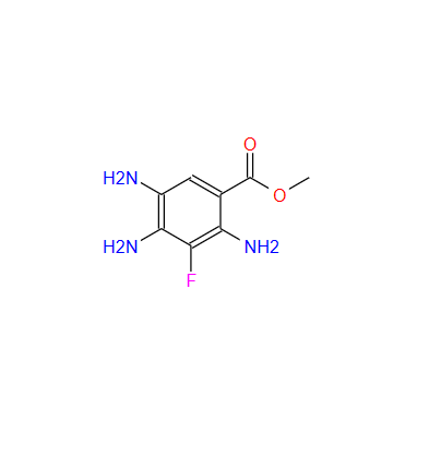 2,4,5-三氨基-3-氟苯甲酸甲酯,Benzoic acid, 2,4,5-triamino-3-fluoro-, methyl ester