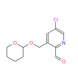 5-氯-3-((四氫-2H-吡喃-2-氧基)甲基)吡啶醛,5-chloro-3-(((tetrahydro-2H-pyran-2-yl)oxy)methyl)picolinaldehyde