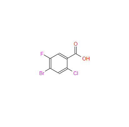 4-溴-2-氯-5-氟苯甲酸,4-BROMO-2-CHLORO-5-FLUOROBENZOIC ACID