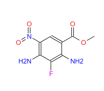 2,4-二氨基-3-氟-5-硝基苯甲酸甲酯,Methyl 2,4-diaMino-3-fluoro-5-  nitrobenzoate