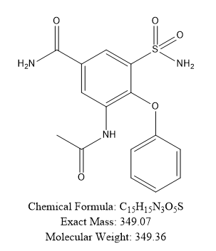 3-乙?；被?4-苯氧基-5-氨基磺酰基苯甲酰胺,3-Acetylamino-4-phenoxy-5-aminobenzamide