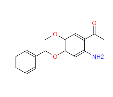 1-(2-氨基-4-苄氧基-5-甲氧基苯基)乙酮,1-[2-Amino-5-methoxy-4-(phenylmethoxy)phenyl]ethanone