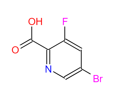 5-溴-3-氟吡啶-2-羧酸,5-Bromo-3-fluoropicolinicacid