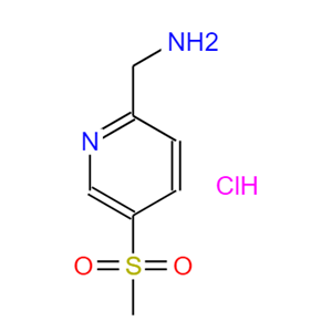 ([5-(甲磺酰)吡啶-2-基]甲基)氨基盐酸盐,([5-(Methylsulfonyl)Pyridin-2-Yl]Methyl)Amine Hydrochloride
