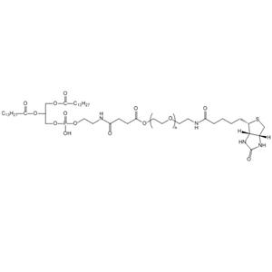 DMPE-PEG-Biotin，二肉豆蔻酰基磷脂酰乙醇胺-聚乙二醇-生物素