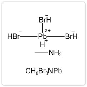 甲胺溴基钙钛矿，MAPbBr3，橙色晶体