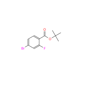 4-溴-2-氟苯甲酸叔丁酯,tert-Butyl 2-bromo-4-fluorobenzoate