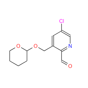 5-氯-3-((四氢-2H-吡喃-2-氧基)甲基)吡啶醛 1455358-05-0