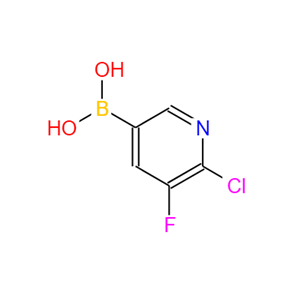 (6-氯-5-氟吡啶-3-基)硼酸,(6-Chloro-5-fluoropyridin-3-yl)boronicacid