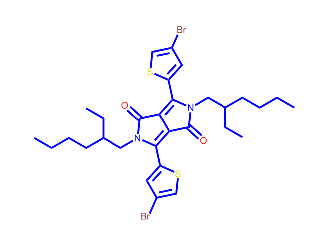 3,6-双(4-溴噻吩-2-基)-2,5-双(2-乙基己基)-2,5二氢吡咯并[3,4-c]吡咯-1,4-二酮,3,6-Bis(4-bromothiophen-2-yl)-2,5-bis(2-ethylhexyl)-2,5-dihydropyrrolo[3,4-c]pyrrole-1,4-dione