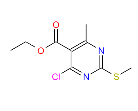2-(甲硫基)-4-氯-6-甲基嘧啶-5-甲酸乙酯,Ethyl 4-Chloro-6-methyl-2-(methylthio)pyrimidine-5-carboxylate