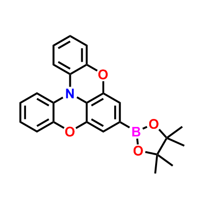 7-（4,4,5,5-四甲基-1,3,2-二氧杂硼烷-2-基）苯并[5,6][1,4]恶嗪并[2,3,4-kl]吩恶嗪,7-(4,4,5,5-tetramethyl-1,3,2-dioxaborolan-2-yl)benzo[5,6][1,4]oxazino[2,3,4-kl]phenoxazine