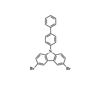 9-[1,1′-联苯]-4-基-3,6-二溴-9H-咔唑,9-[1,1′-Biphenyl]-4-yl-3,6-dibromo-9H-carbazole