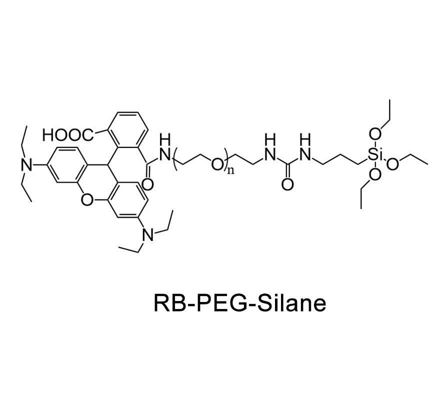 罗丹明-聚乙二醇-硅烷,RB-PEG-Silane