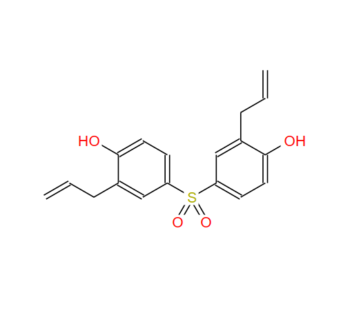 4,4'-磺酰基双[2-(2-丙烯基)]苯酚,Bis(3-allyl-4-hydroxyphenyl)sulfone