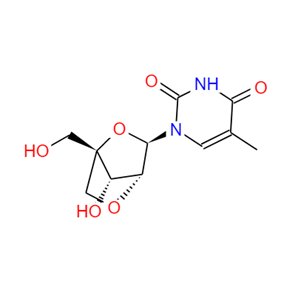 1-(2'-O,4-C-甲桥-BETA-D-呋喃核糖基)胸腺嘧啶 206055-67-6