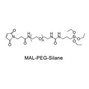 马来酰亚胺-聚乙二醇-硅烷,MAL-PEG-Silane