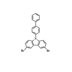 9-[1,1′-联苯]-4-基-3,6-二溴-9H-咔唑,9-[1,1′-Biphenyl]-4-yl-3,6-dibromo-9H-carbazole