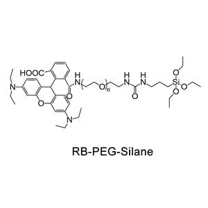 罗丹明-聚乙二醇-硅烷,RB-PEG-Silane/nh2/mal