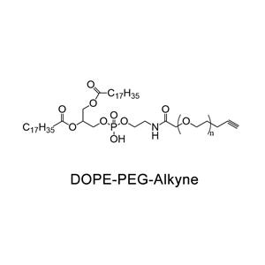 1,2-二油酰-SN-甘油-3-磷酰乙醇胺-聚乙二醇-炔基,DOPE-PEG-Alkyne