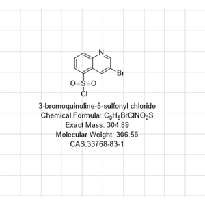 3-溴喹啉-5-磺酰氯,3-bromoquinoline-5-sulfonyl chloride