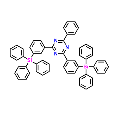 2-phenyl-4,6-bis(3-(triphenylsilyl)phenyl)-1,3,5-triazine,2-phenyl-4,6-bis(3-(triphenylsilyl)phenyl)-1,3,5-triazine