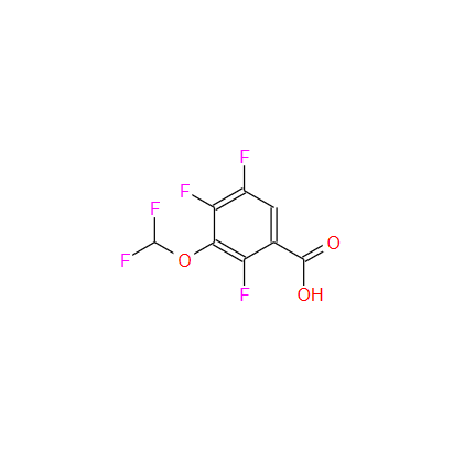 3-二氟甲氧基-2,4,5-三氟苯甲酸,3-(Difluoromethoxy)-2,4,5-trifluorobenzoic acid