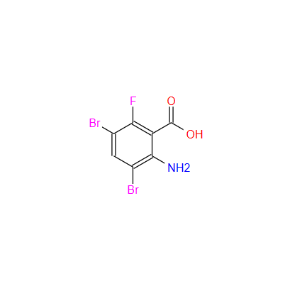 2-氨基-3,5-二溴-6-氟苯甲酸,2-AMINO-3,5-DIBROMO-6-FLUOROBENZOIC ACID