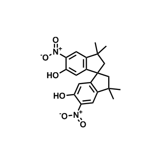 3,3,3',3'-Tetramethyl-5,5'-dinitro-2,2',3,3'-tetrahydro-1,1'-spirobi[indene]-6,6'-diol,3,3,3',3'-Tetramethyl-5,5'-dinitro-2,2',3,3'-tetrahydro-1,1'-spirobi[indene]-6,6'-diol