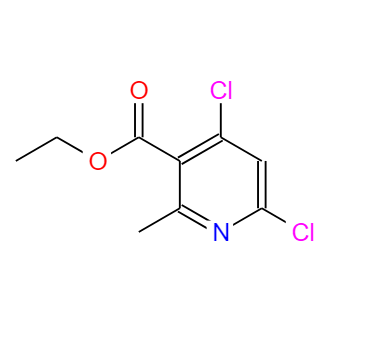 2-甲基-4,6-二氯烟酸乙酯,4,6-DICHLORO-2-METHYL-NICOTINIC ACID ETHYL ESTER