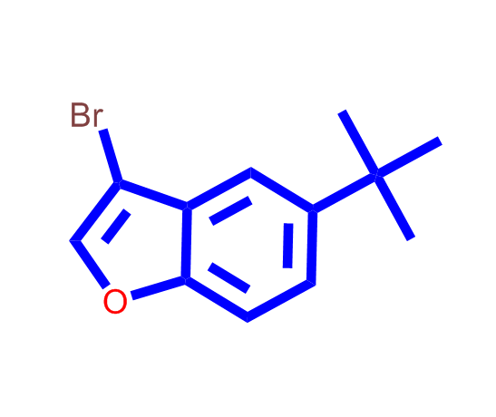 Benzofuran, 3-bromo-5-(1,1-dimethylethyl)-,Benzofuran, 3-bromo-5-(1,1-dimethylethyl)-