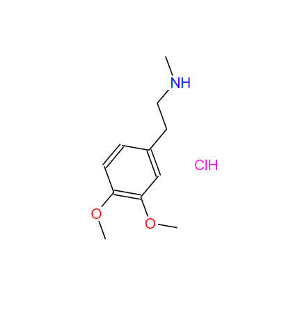 3,4-二甲氧基-N-甲基苯乙胺盐酸盐,3,4-DiMethoxy-N-MethylphenethylaMine hydrochloride